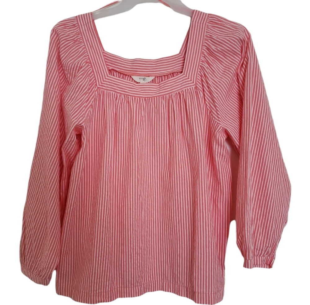 Square Neck Woven Top 14W